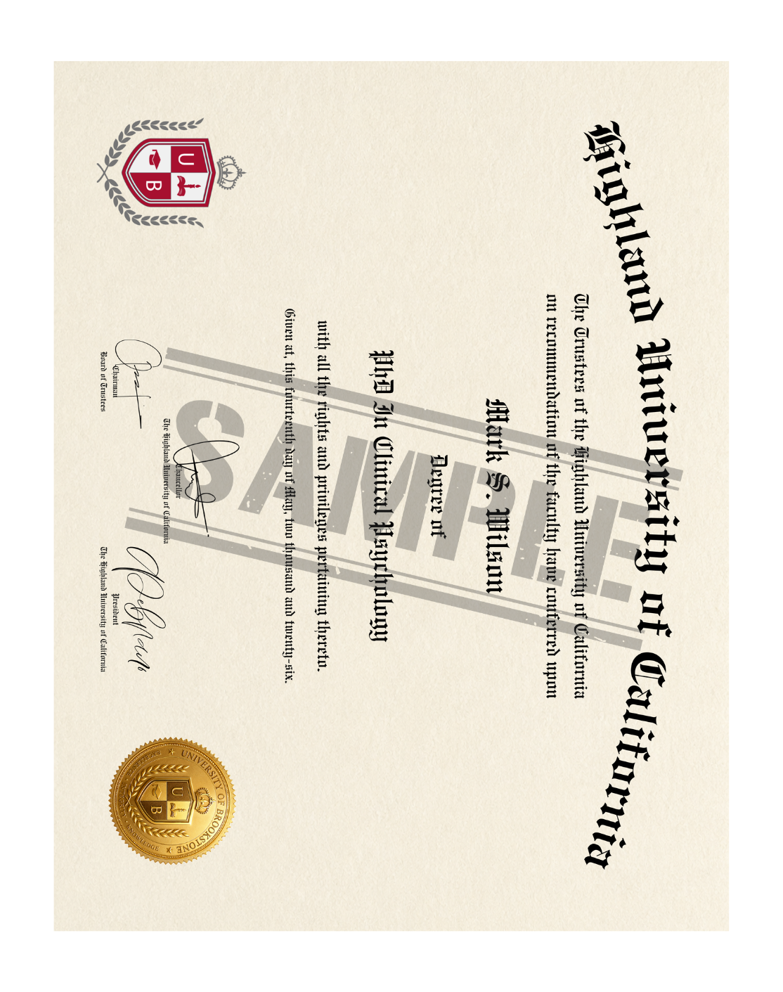 University Certificate